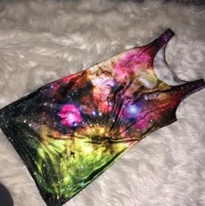 Galaxy Fitted Dress